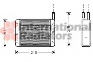 Радиатор печки  для моделей: LAND ROVER (88-109, 88-109)