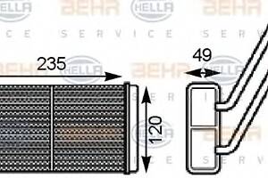 Радіатор для моделі:LAND ROVER (FREELANDER,FREELANDER)