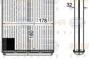 Радиатор печки для моделей: LAND ROVER (FREELANDER, RANGE-ROVER), VOLVO (S80,V70,XC70,XC60)