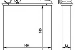 Радиатор печки для моделей: MERCEDES-BENZ (A-CLASS, B-CLASS), MINI (CLUBMAN,COOPER,CABRIO)