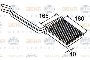 Радиатор печки для моделей: MERCEDES-BENZ (A-CLASS)