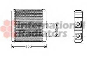 Радиатор печки для моделей: NISSAN (PRIMERA, PRIMERA,PRIMERA,SUNNY)
