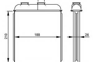 Радиатор печки для моделей: OPEL (ASTRA, ASTRA,ASTRA,ZAFIRA,ASTRA,ASTRA,ASTRA), VAUXHALL (ASTRA,ASTRA,ASTRA,ZAFIRA,ASTR