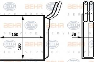 Радиатор печки для моделей: OPEL (FRONTERA, FRONTERA)