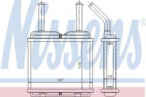 Радиатор печки для моделей: OPEL (KADETT, KADETT,KADETT), VAUXHALL (ASTRA,ASTRA,ASTRA)