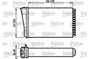 Радиатор печки для моделей: OPEL (OMEGA, OMEGA), VAUXHALL (OMEGA,OMEGA)