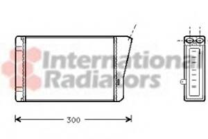 Радиатор печки  для моделей: OPEL (OMEGA, OMEGA)