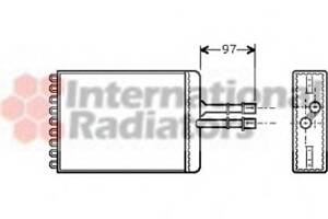 Радиатор печки для моделей: OPEL (VECTRA, VECTRA,VECTRA)