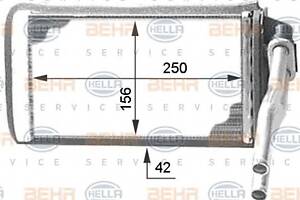 Радиатор печки  для моделей: PEUGEOT (205, 205,205,205)