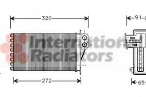 Радиатор печки для моделей: PEUGEOT (206, 206,206,206,206)