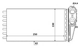 Радиатор печки для моделей: PEUGEOT (307, 307,307,307)