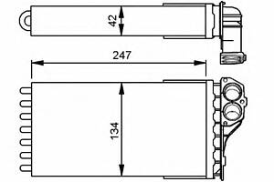 Радиатор печки для моделей: PEUGEOT (307, 307,307,307)