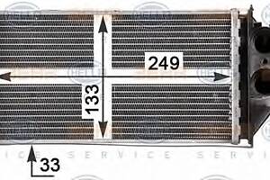 Радиатор печки  для моделей: PEUGEOT (307, 307,307,307)