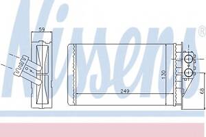 Радиатор печки для моделей: PEUGEOT (307, 307,307)