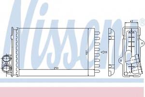 Радиатор печки для моделей: PEUGEOT (405, 405,405,405,406,406,406)