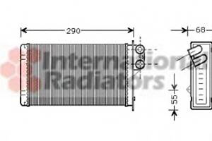 Радиатор печки для моделей: PEUGEOT (405, 405,405,405)