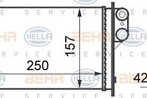 Радиатор печки  для моделей: PEUGEOT (405, 405,405,406,406,406)