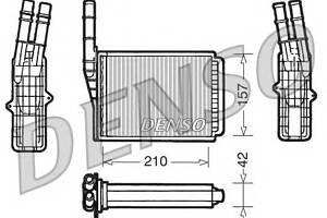 Радиатор печки для моделей: RENAULT (ESPACE)