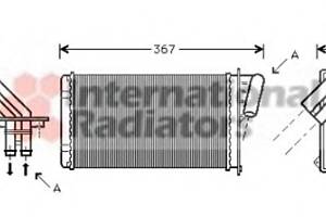 Радиатор печки для моделей: RENAULT (LAGUNA, LAGUNA)