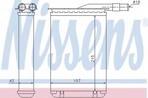 Радиатор печки для моделей: RENAULT (SUPER, SUPER)