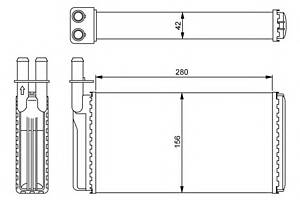 Радиатор печки  для моделей: SAAB (9000, 9000)