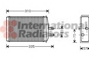 Радиатор печки для моделей: SKODA (FELICIA, FELICIA,FELICIA), VOLKSWAGEN (CADDY)