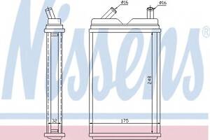 Радиатор печки  для моделей: VOLVO (940, 940,940,960,960,960,960,740,760,760,780,740,940)