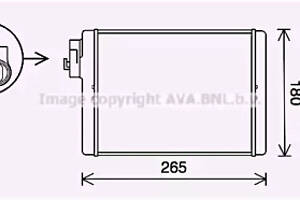 Радиатор печки на A4, A5, Q5