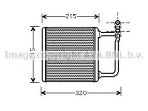 Радиатор печки CLS-Class, E-Class