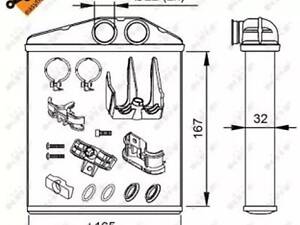 Радиатор печки на Combo C, Corsa C