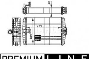 Радиатор печки S-Class