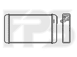 Радиатор печки Opel Omega A (86-)