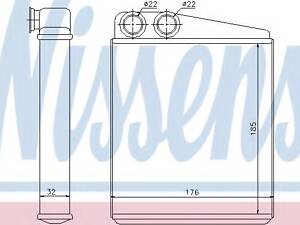 Радиатор печки VW Caddy III 2004-2015 70228 NISSENS