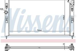 Радиатор PEUGEOT 4008 / CITROEN C4 AIRCROSS / MITSUBISHI ASX (GA_W_) 2007-2017 г.