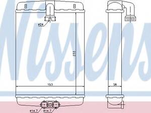 Радиатор печки MB W210 95-