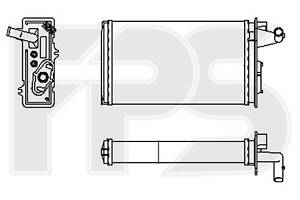 Радиатор печки на 145, 156, Tempra, Tipo