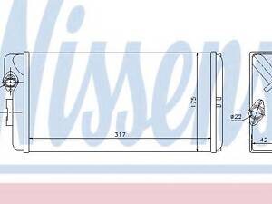 Радіатор пічки NISSENS 72035 на MERCEDES-BENZ VARIO з бортовою платформою/ходова частина