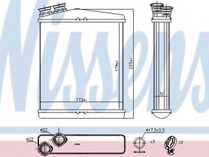 Радиатор печки NISSENS 73645 на LAND ROVER LR2 (FA_)