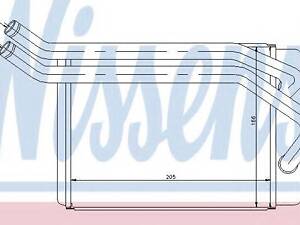 Радиатор печки NISSENS 77614 на HYUNDAI SANTA FÉ I (SM)