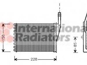 Радіатор пічки VAN WEZEL 43006249 на RENAULT ESPACE Mk III (JE0_)