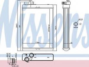 Радиатор печки AUDI A4A5Q5 1.8-3.0 07-17 NISSENS 70231 на AUDI A5 (8T3)