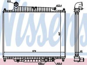 Радиатор RANGE ROVER 2002 - 3.6 TD(+)[OE PCC500300] NISSENS 643222 LAND ROVER RANGE ROVER Mk III (LM)