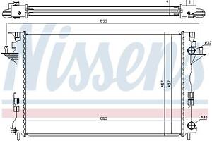 Радиатор RENAULT ESPACE (JK0/1_) / RENAULT VEL SATIS (BJ0_) 2002-2015 г.