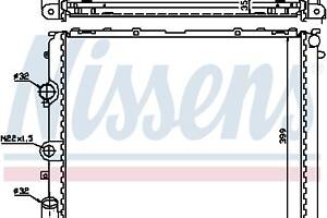 Радиатор RENAULT THALIA (LB_) / RENAULT CLIO (BB_, CB_) 1997-2016 г.