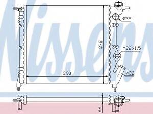 Радіатор RN CLIO I(90-)1.1(+)[OE 77 00 784 037] NISSENS 63929 на RENAULT 19 (B/C53_)