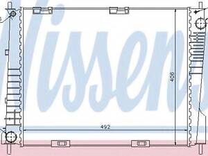 Радіатор RN CLIO III(05-)1.2 i 16V(+)[OE 82 00 468 931] NISSENS 67283 на RENAULT MODUS / GRAND MODUS (F/JP0_)