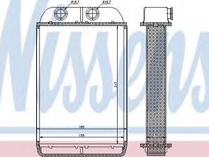 Радиатор салона NISSENS 70232 на AUDI A6 седан (4B2, C5)