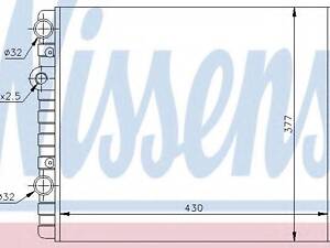 Радиатор SEAT AROSA(97-)1.0 i(+)[OE 6N0.121.253 AE] NISSENS 652341 на VW POLO (6N1)