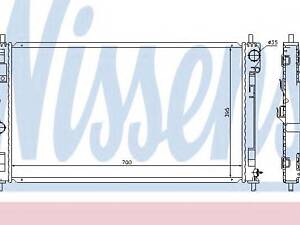 Радіатор системи охолодження NISSENS 61019 на DODGE AVENGER седан