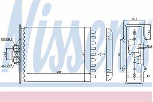 Радіатор системи опалення салона